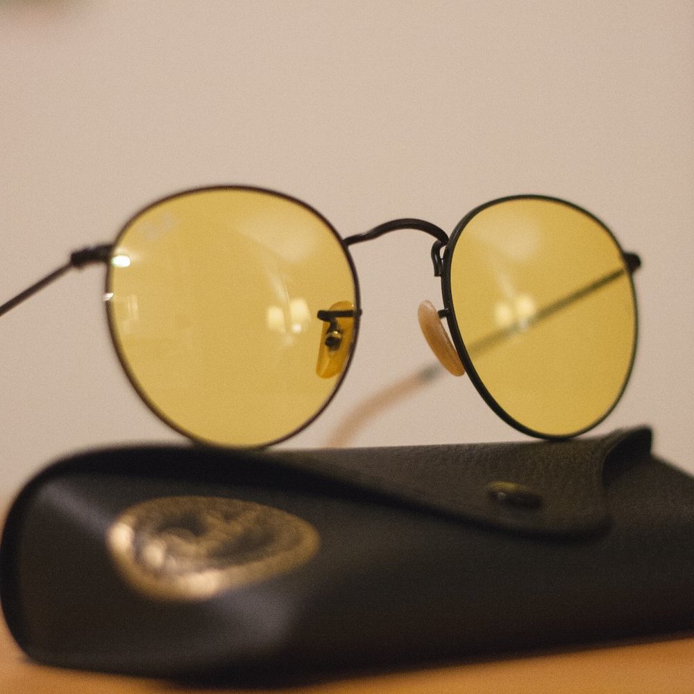 Ray-Ban RB3447 Round Washed Evolve Sunglasses